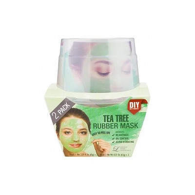 sale%   Lindsay Альгинатная маска с маслом чайного дерева (пудра+активатор)  Tea-tree Rubber Mask, (65г+6,5г)*2