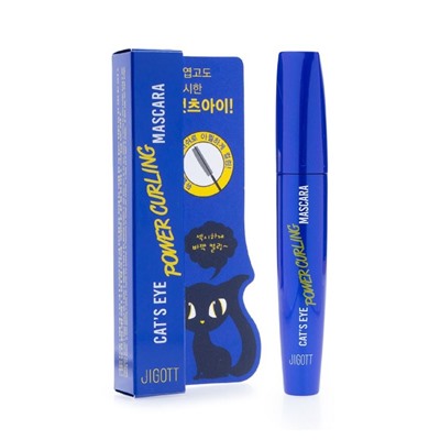 Jigott / Подкручивающая Тушь для ресниц Jigott Cat’s Eye Mascara. (Curling)