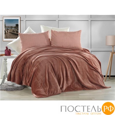 Плед KARVEN Super Soft "VIGAN" 200*220 п/э евро Р 942 сухая роза