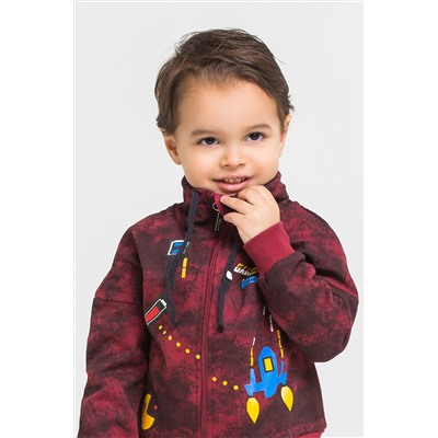 Куртка для мальчика Crockid КР 300779 бордовый к218