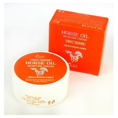 Ekel Horse Oil Moisture Cream Увлажняющий крем с экстрактом лошадиного жира, 100мл