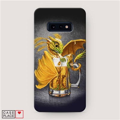 Пластиковый чехол Алкоголь и дракон 4 на Samsung Galaxy S10E