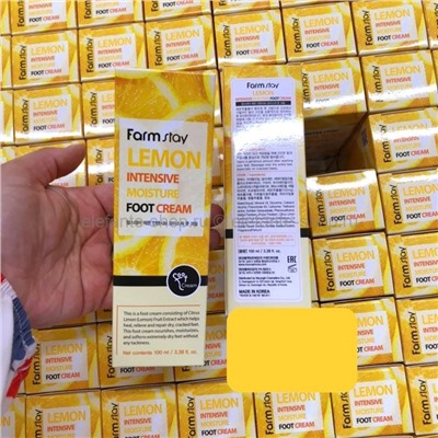 Крем для ног FARMSTAY Lemon Intensive Moisture Foot Cream 100ml (78)