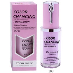 Тональный крем подстраивающийся Farres (Фаррес) Color Changing 4035-103, розовый