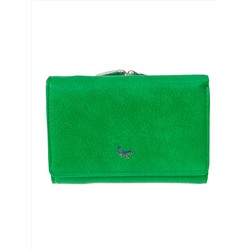 Женский кошелек с фермуаром из искусственной кожи, цвет зеленый