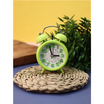 Часы-будильник «Colored numbers», green