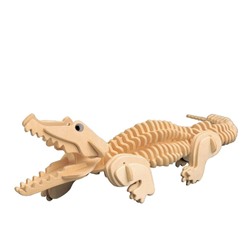 Модель деревянная сборная «Крокодил»