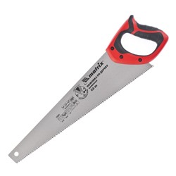 Ножовка MATRIX по дереву, 450 мм, 7-8 TPI, заточка 3D, калёный зуб, двухкомпонентная рукоятка