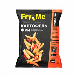 Картофель фри 9/9  со специями Ароматная паприка Fry Me 0,7кг 1/12  RB9 - Картофель фри
