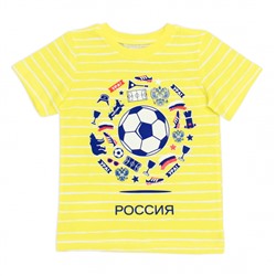 Футболка 2110 — 070 желт/полоска/Россия