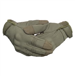 Зимние тактические перчатки хаки – противоскользящее покрытие, максимум тактильной чувствительности №50