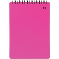 Блокнот А5 60л. на гребне BG "Neon", розовая пласт