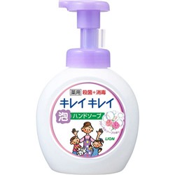 Пенное антибактериальное мыло для рук с цветочным ароматом для всей семьи KireiKirei, LION , 500 мл