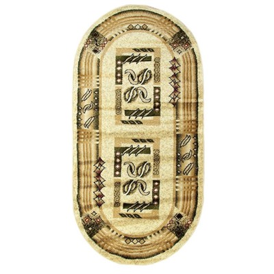 Овальный ковёр Antiq Imperial 3885, 300 х 500 см, цвет krem/krem