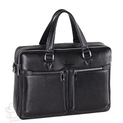 Портфель мужской кожаный 2094BSH black Heanbag в Новосибирске