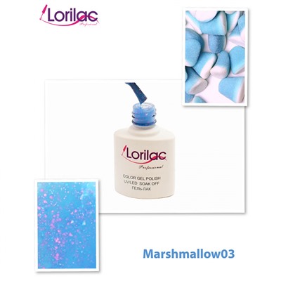 Гель лак Lorilac серия Marshmallow 10 ml #03