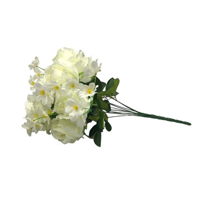 Букет цветов Розы белого цвета , 45см