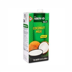 Кокосовое молоко AROY-D 1000 мл Tetra Pak 1/12 Индонезия - Молоко кокосовое