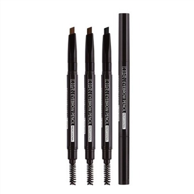 L’ocean Автоматический карандаш для бровей / Auto Eye Brow Pencil Professional, 04 Dark Brown