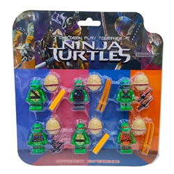 Набор мини-фигурок "Ninja Turtles: Черепашки ниндзя"  6 шт