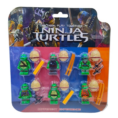 Набор мини-фигурок "Ninja Turtles: Черепашки ниндзя"  6 шт