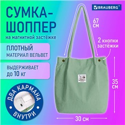 271908 СУМКА ВЕЛЬВЕТ МЯТНЫЙ