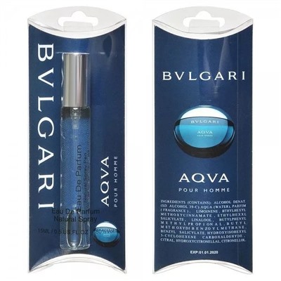 BVLGARI AQVA FOR MEN EDP 15 ML NEW