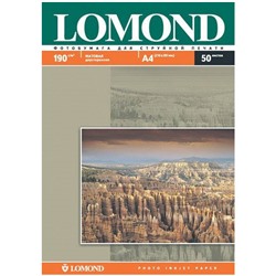 Фотобумага А4 для стр. принтеров Lomond, 190г/м2 (