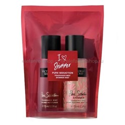 ПОДАРОЧНЫЙ НАБОР I LOVE SHIMMER VICTORIA`S SECRET PURE SEDUCTION