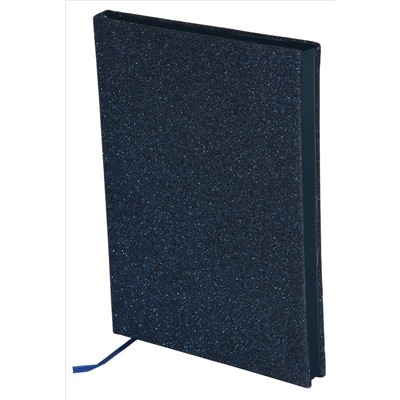 Книжка записная А5 синий с блестками 96 л. лин. LOREX TWINKLE твердая обложка