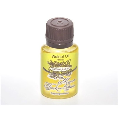 ChocoLatte Масло ГРЕЦКОГО ОРЕХА/ Walnut  Oil Refined / рафинированное/ 20 ml