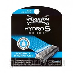 Кассета для станка для бритья Schick Hydro-5 Sense Hydratant (Wilkinson Sword), 6 шт.