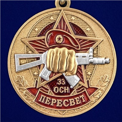Медаль За службу в 33-м ОСН "Пересвет", №2932