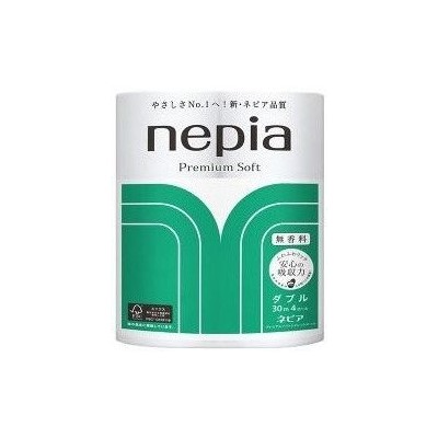 "NEPIA" "Premium Soft"  Двухслойная туалетная бумага 30 м. (4 рулона)