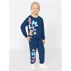 CSKG 90238-41-395 Комплект для девочки (джемпер, брюки),темно-синий