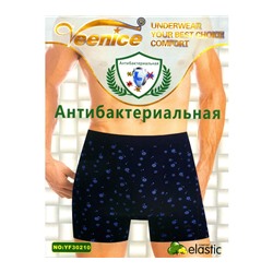 Мужские трусы Veenice YF30210 боксеры хлопок XL-4XL