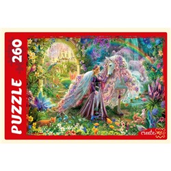 Пазлы «Принцесса и единороги», 260 элементов