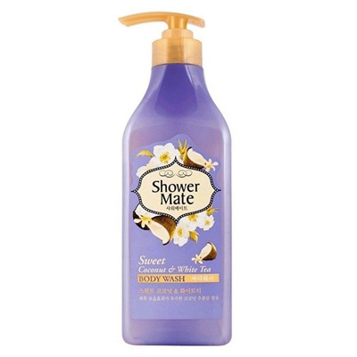 KeraSys Гель для душа кокос и белый чай / Shower Mate Sweet Coconut & White Tea, 550 мл