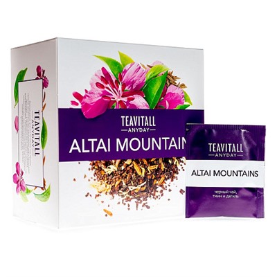 Гринвей Чайный напиток TeaVitall Anyday «Altai Mountains», 38 фильтр-пакетов