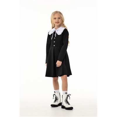 Черное школьное платье, модель 0167
