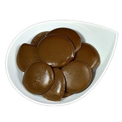 Молочная глазурь шоколадная в галетах / каллетах / дропсах 44, 100 гр (Шокомилк)