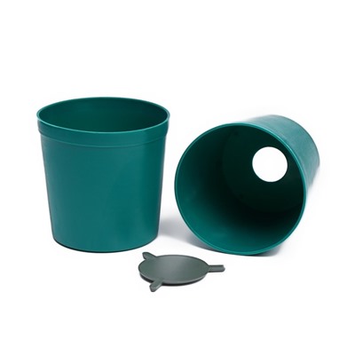 Набор для рассады: стаканы по 500 мл (8 шт.), поддон 40 × 20 см, цвет МИКС, Greengo