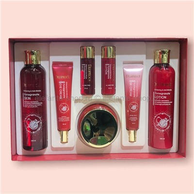 Антивозрастной набор Deoproce Whitening & Anti-Wrinkle POMEGRANATE 5 Set (78)