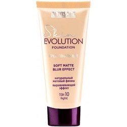 Крем тональный LuxVisage (Люкс Визаж) Skin Evolution Foundation Soft Matte Blur Effect, тон 10 - Light
