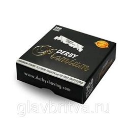 Лезвия д/бритья односторонние DERBY PREMIUM BLACK Professional Single Edge (для шаветок),100 шт.в картоне