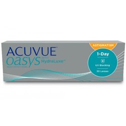acuvue oasys 1 day with hydraluxe for astigmatism 30pack