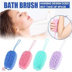 Силиконовая массажная губка для тела Bubbles Bath Brush