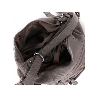 Сумка женская искусственная кожа Guecca-1663  (рюкзак change),  2отд,  св. серый 235213