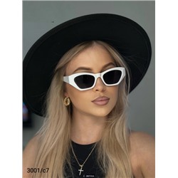 Солнцезащитные очки геометрия белые с3001