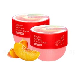 FarmStay Крем для лица и тела Face&Body Real Peach All-in-one Cream, 300мл